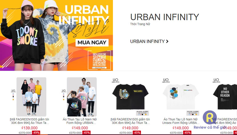 Shop urban infinity